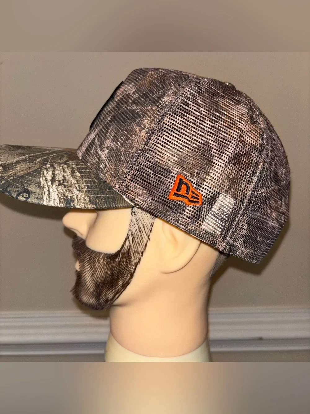 New York Yankees Camo Trucker Hat